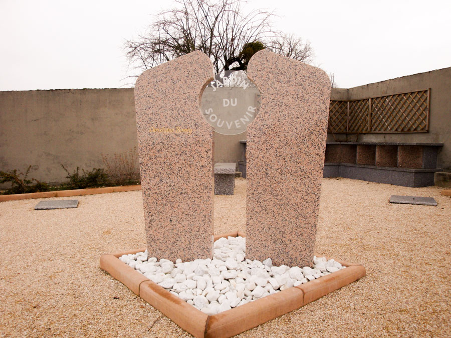 Marbrerie De Villa monuments aux morts beige en marbre